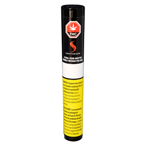 Shatterizer - 8 Ball Kush Shatter Double Infused Pre-roll - Indica - 1x1g