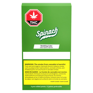 Spinach - Wedding Cake Pre-Roll - Hybrid - 10x0.35g